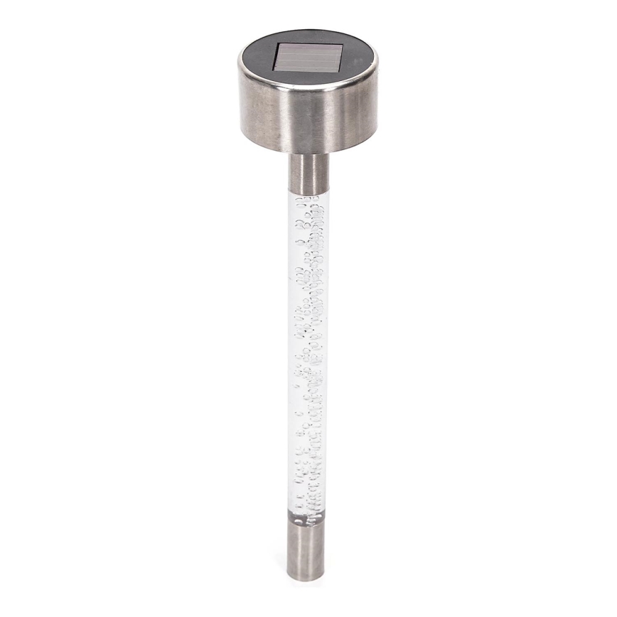 Aigostar - Ηλιακή λάμπα LED LED/0,006W/1,2V 36,7cm ματ χρώμιο 6500K IP44