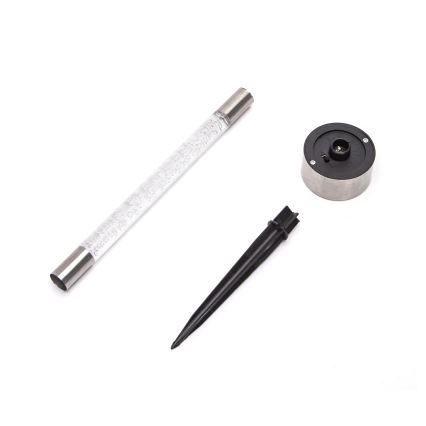 Aigostar - Ηλιακή λάμπα LED LED/0,006W/1,2V 36,7cm ματ χρώμιο 2700K 40 mAh IP44