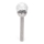 Aigostar - Ηλιακή λάμπα LED LED/0,006W/1,2V 37,8cm ματ χρώμιο 6500K IP44 100 mAh