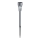 Aigostar - Ηλιακή λάμπα LED LED/0,006W/1,2V 40 mAh 29,7 cm ματ χρώμιο 6500K IP44