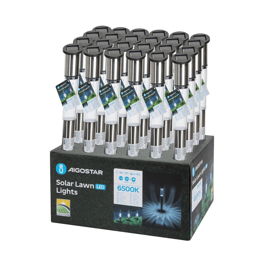 Aigostar - Ηλιακή λάμπα LED LED/0,012W/1,2V 100 mAh 6500K IP44