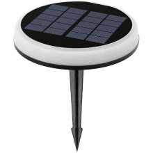 Aigostar - Ηλιακή λάμπα LED LED/0,6W/2V διάμετρος 16,5 cm 3000K/4000K/6500K IP65 μαύρο