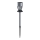 Aigostar - Ηλιακή λάμπα LED RGB LED/0,006W/1,2V 35,5 cm 100 mAh ματ χρώμιο IP44