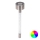 Aigostar - Ηλιακή λάμπα LED RGB LED/0,006W/1,2V 40 mAh 36,7cm ματ χρώμιο IP44