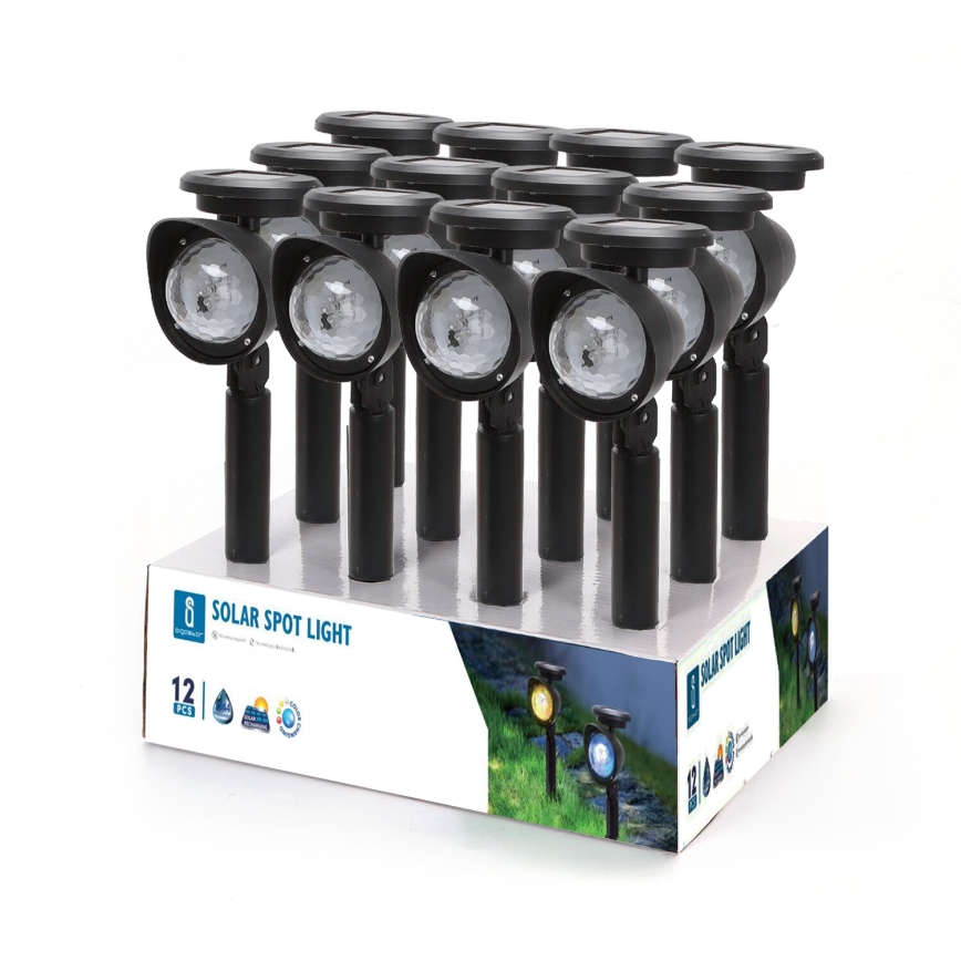 Aigostar - Ηλιακή λάμπα LED RGB LED/400mAh IP44