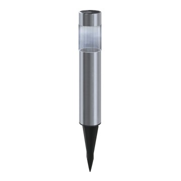 Aigostar - Ηλιακό LED Φωτιστικό LED/0,006W/1,2V 31,5 εκ. 100 mAh ματ χρώμιο 6500K IP44