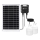 Aigostar - Ηλιακό κρεμαστό φωτιστικό LED 2xLED/35W/12V 6000 mAh 6500K διάμετρος 10 cm + τηλεχειριστήριο