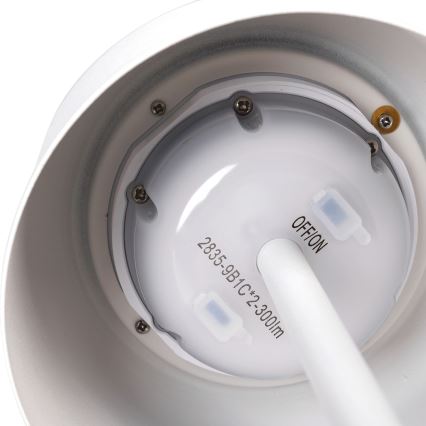Aigostar - Ηλιακό φωτιστικό LED dimmable επαναφορτιζόμενο LED / 3W / 5V 2200mAh λευκό IP54
