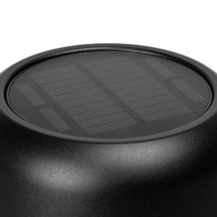 Aigostar - Ηλιακό φωτιστικό LED dimmable επαναφορτιζόμενο LED / 3W / 5V 2200mAh μαύρο IP54