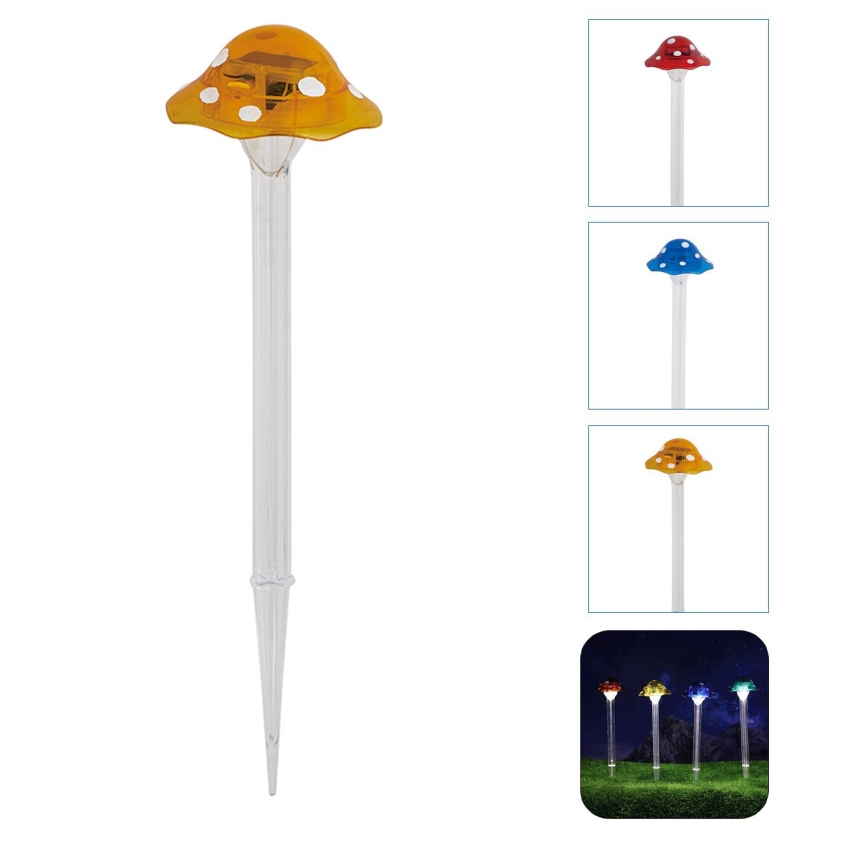 Aigostar - Ηλιακό φωτιστικό LED LED/0,006W/1,2V 100 mAh 2700K IP44 κίτρινο