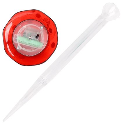 Aigostar - Ηλιακό φωτιστικό LED LED/0,006W/1,2V 100 mAh 2700K IP44 κόκκινο