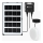Aigostar - Ηλιακό φωτιστικό LED LED/35W/12V 3000 mAh 6500K διάμετρος 16,8 cm + τηλεχειριστήριο
