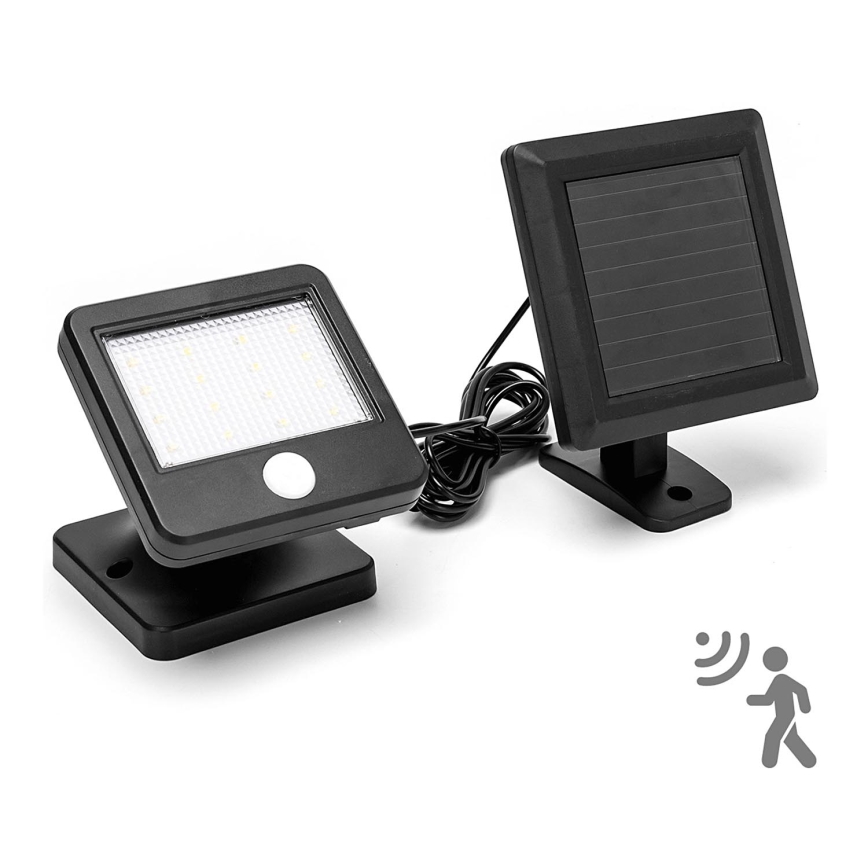Aigostar - Ηλιακό φωτιστικό τοίχου LED με αισθητήρα LED/0,64W/3,7V 600 mAh 6500K IP44