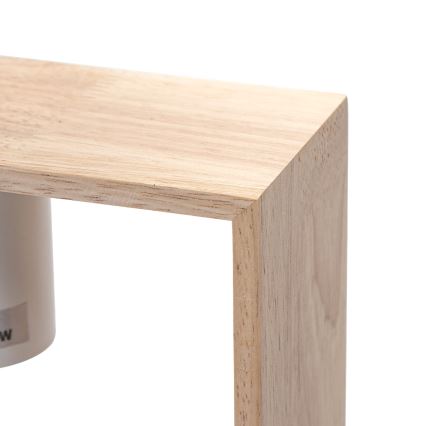 Aigostar - Κρεμαστό φωτιστικό με καλώδιο 1xE27/60W/230V μπεζ