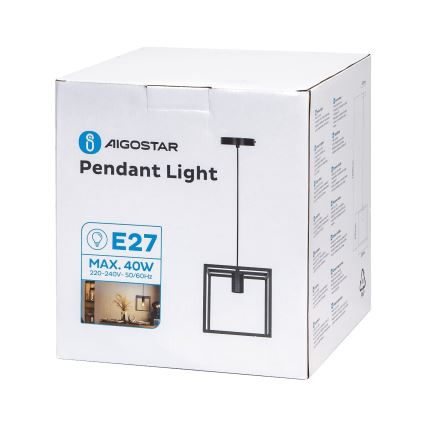 Aigostar - Κρεμαστό φωτιστικό οροφής 1xE27/40W/230V