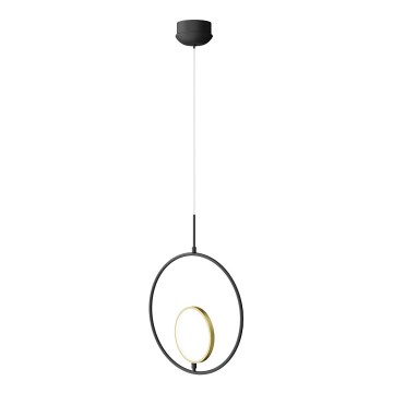Aigostar -  Κρεμαστό φωτιστικό οροφής LED LED/15W/230V 2700K μαύρο/χρυσό