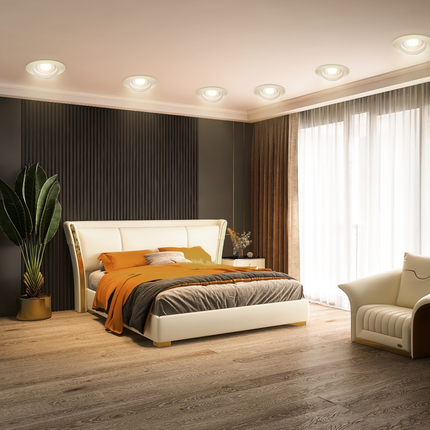 Aigostar - Λάμπα LED Επιτοίχια LED/5W/230V 4000K διάμετρος 8,5 εκ. λευκή