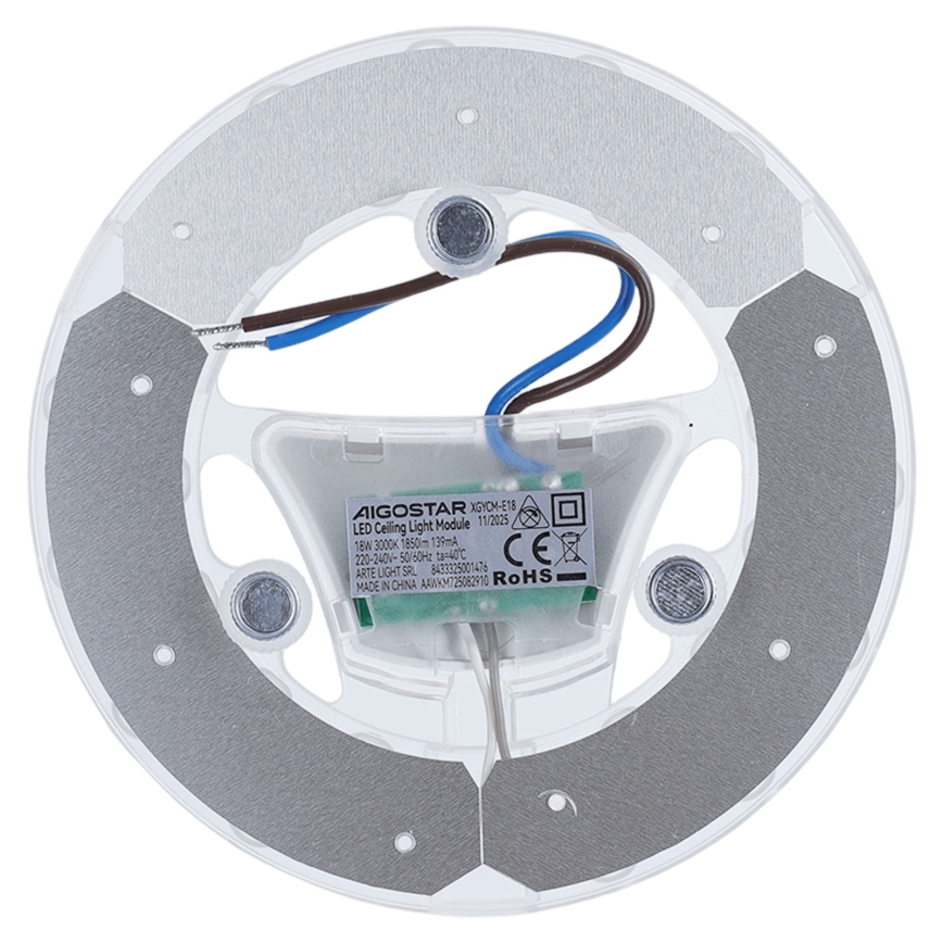 Aigostar - Μαγνητική μονάδα LED 18W, 230V, 3000K