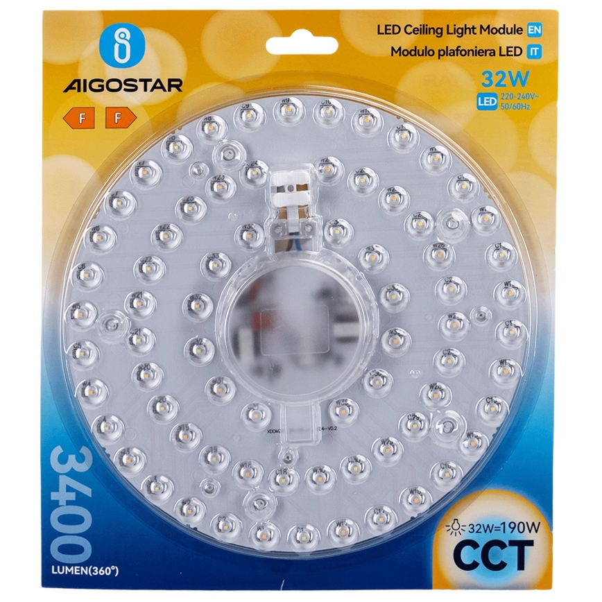 Aigostar - Μαγνητική μονάδα LED/32W/230V 3000/4000/6500K