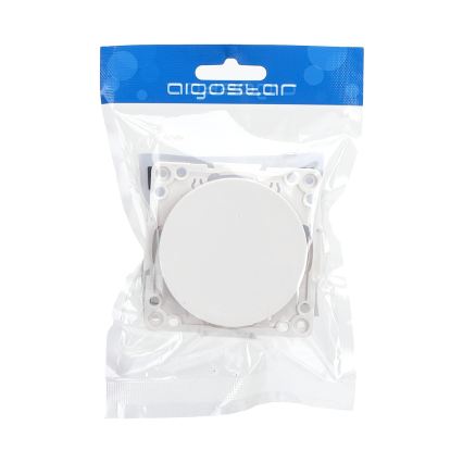 Aigostar - Μονός διακόπτης χωρίς πλαίσιο αρ. 1 λευκός