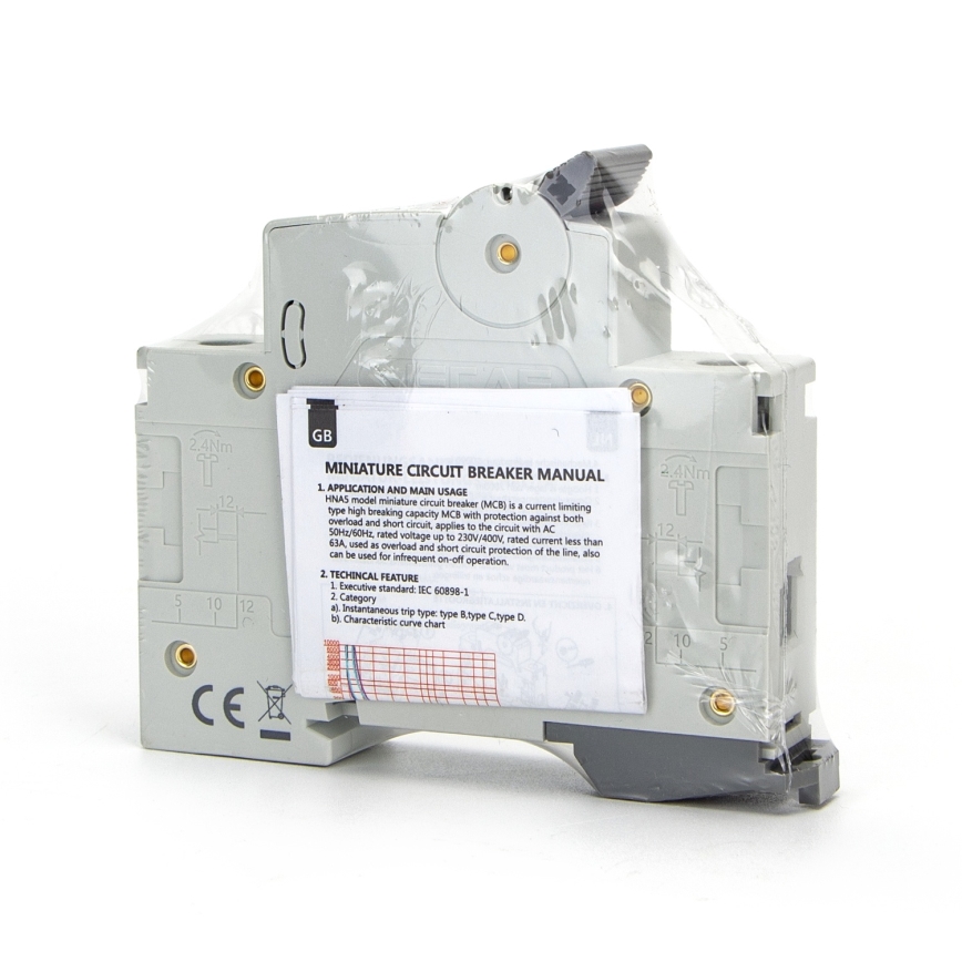 Aigostar - Μονοφασικός αυτόματος διακόπτης 1P-40A-C 230-400V