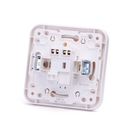 Aigostar - Μονοπολικός διακόπτης με πλαίσιο No. 1, λευκό