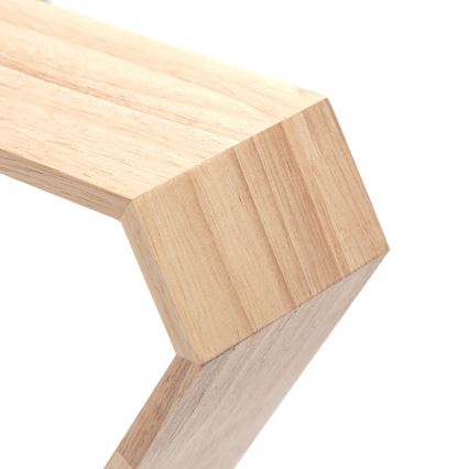 Aigostar - Ξύλινο μονόφωτο κρεμαστό φωτιστικό με σύρμα 1xE27/60W/230V πεύκο