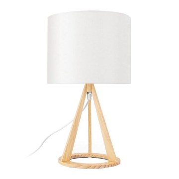 Aigostar - Ξύλινο επιτραπέζιο φωτιστικό 1xE27/60W/230V από πεύκο