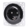 Aigostar - Οικιακή πρίζα χωρίς πλαίσιο SCHUKO 250V/16A μαύρη