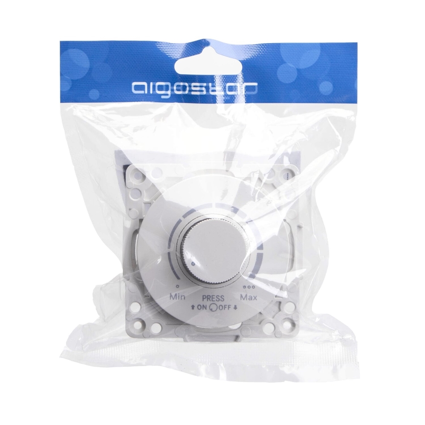 Aigostar - Περιστροφικό dimmer 300W/230V λευκό