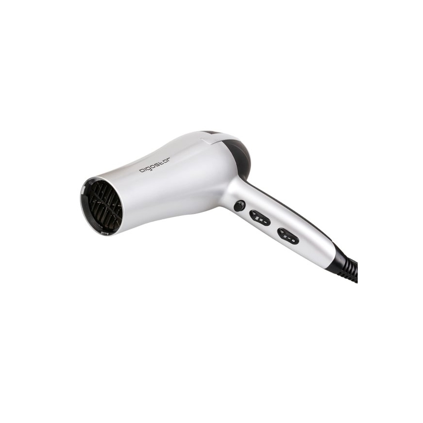 Aigostar - Πιστολάκι μαλλιών 2200W/230V ασημί/μαύρο