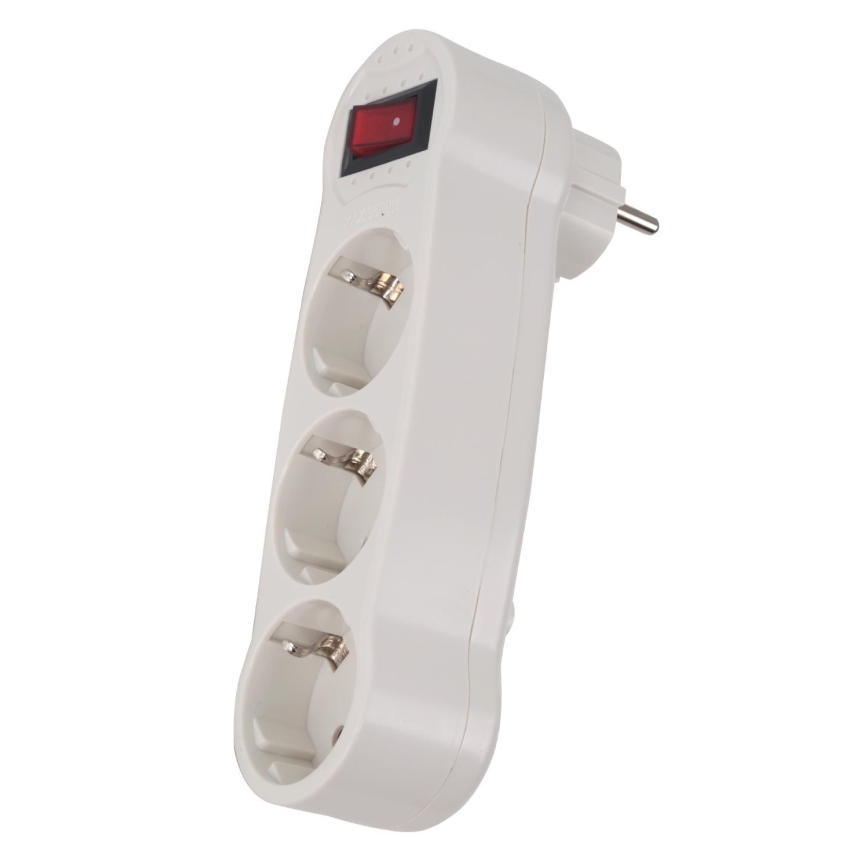 Aigostar - Πολύπριζο με διακόπτη 3x16A/230V