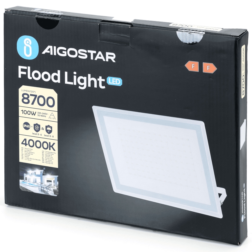 Aigostar - Προβολέας LED LED/100W/230V 4000 IP65
