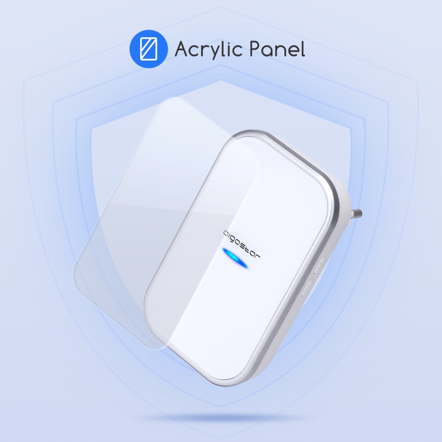 Aigostar - Πρόσθετο Ασύρματου Κουδουνιού 230V IP44 λευκό