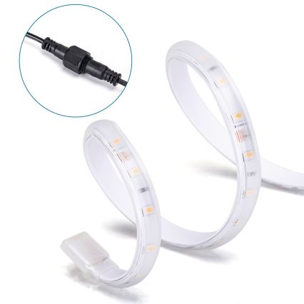 Aigostar - Ρυθμιζόμενη LED ηλιακή ταινία LED/20W/3,2V 20 μ 2700K IP65 20000 mAh + τηλεχειριστήριο
