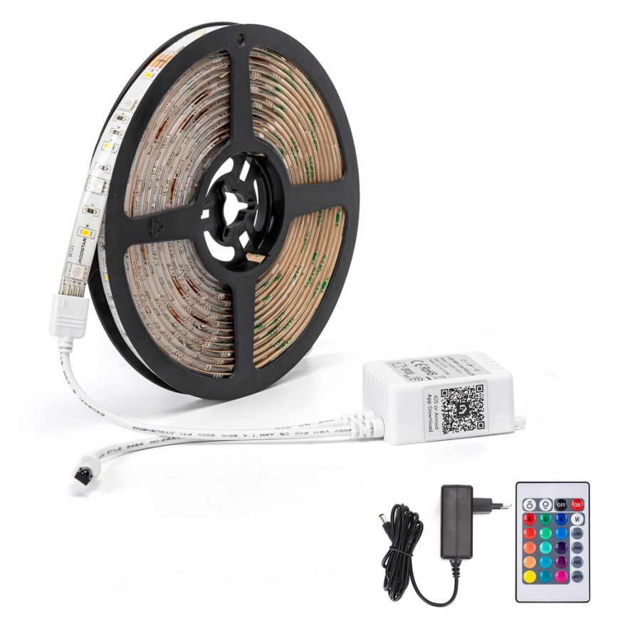 Aigostar - Ρυθμιζόμενη LED ταινία RGB 6,5μ LED/16,5W/12/230V 3000K Wi-Fi