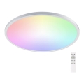 Aigostar - Ρυθμιζόμενο LED RGBW φωτιστικό οροφής μπάνιου LED/24W/230V 3000-6500K διάμ. 42 εκ. IP44 + τηλεχειριστήριο