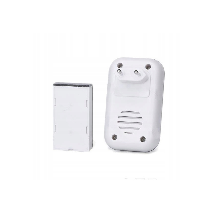 Aigostar - ΣΕΤ 2x Ασύρματο κουδούνι με πρίζα 230V IP44 λευκό