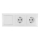 Aigostar - ΣΕΤ 2x Οικιακή πρίζα με διακόπτη 2x16A/250V