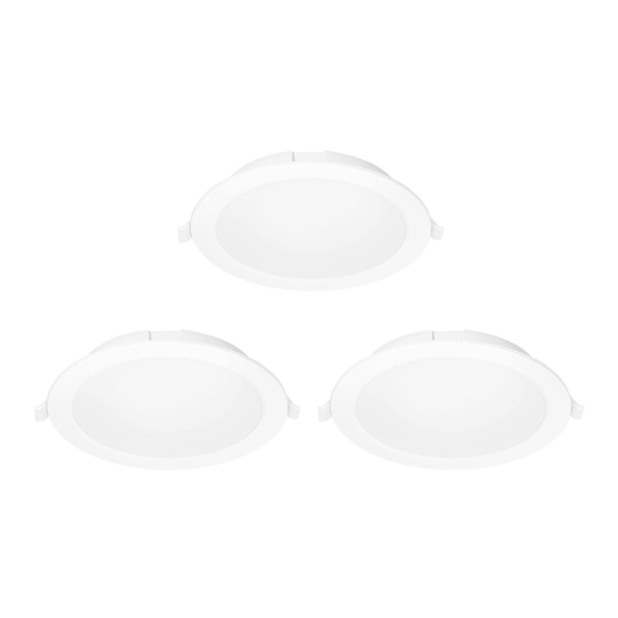 Aigostar - ΣΕΤ 3x LED Dimmable χωνευτό φωτιστικό MESH LED/6W/230V 2700K-6500K διάμετρος 11,5cm