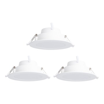 Aigostar - ΣΕΤ 3x LED RGBW Χωνευτό φωτιστικό οροφής dimming MESH LED/9W/230V 2700K-6500K διάμετρος 14,5cm