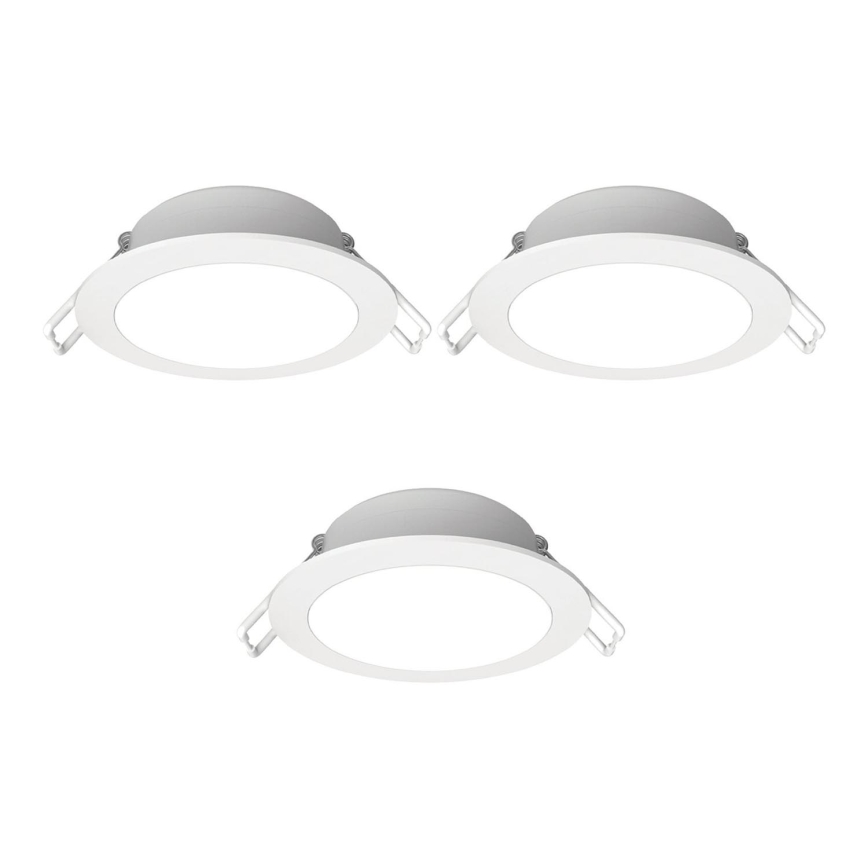 Aigostar - ΣΕΤ 3x Φωτιστικό χωνευτό LED εξωτερικού χώρου LED/4,8W/230V 3000K IP65 λευκό