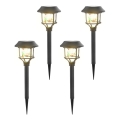Aigostar - ΣΕΤ 4x LED RGB Ηλιακό Φωτιστικό LED/0,2W/2V 40 mAh IP44