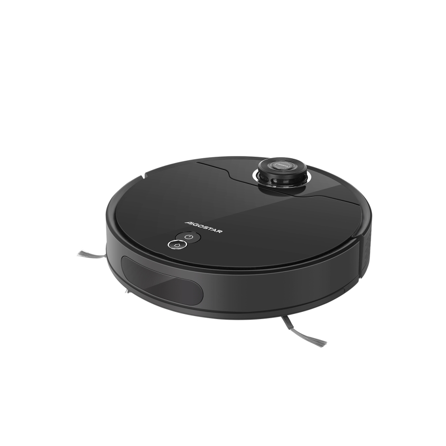 Aigostar - Σκούπα ρομπότ 2σε1 12W/230V 3300mAh Wi-Fi μαύρο