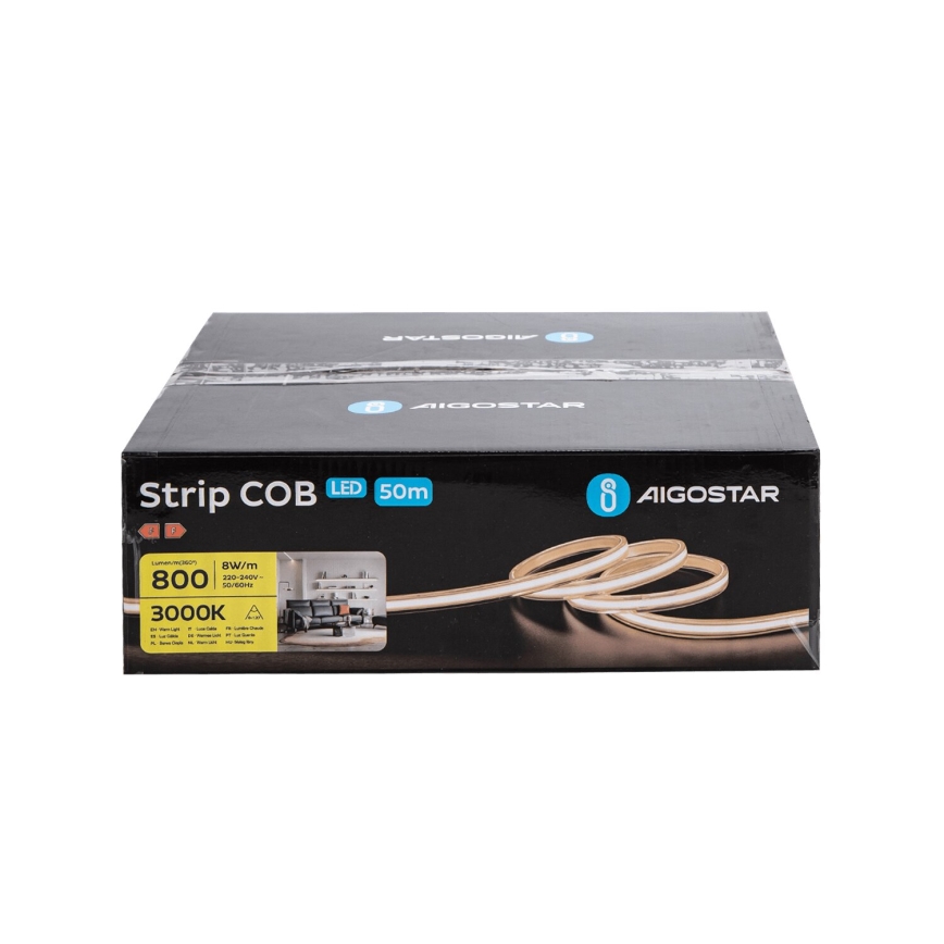 Aigostar - Ταινία LED 50m LED/320W/230V 3000K IP65