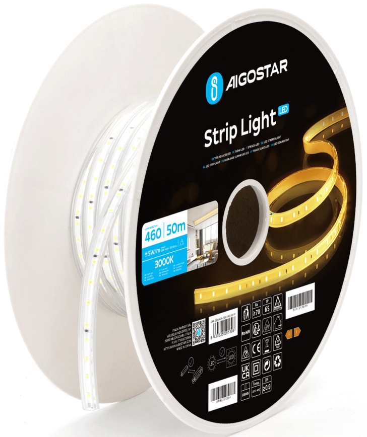 Aigostar - Ταινία LED LED/250W/230V 50m 3000K IP65