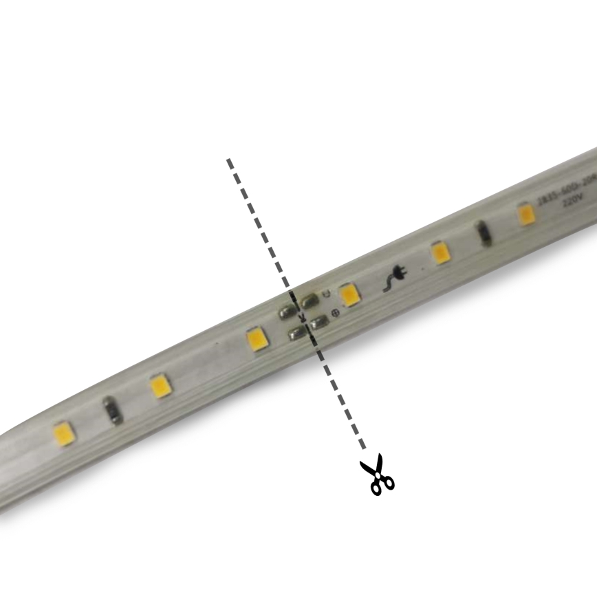 Aigostar - Ταινία LED LED/250W/230V 50m 3000K IP65