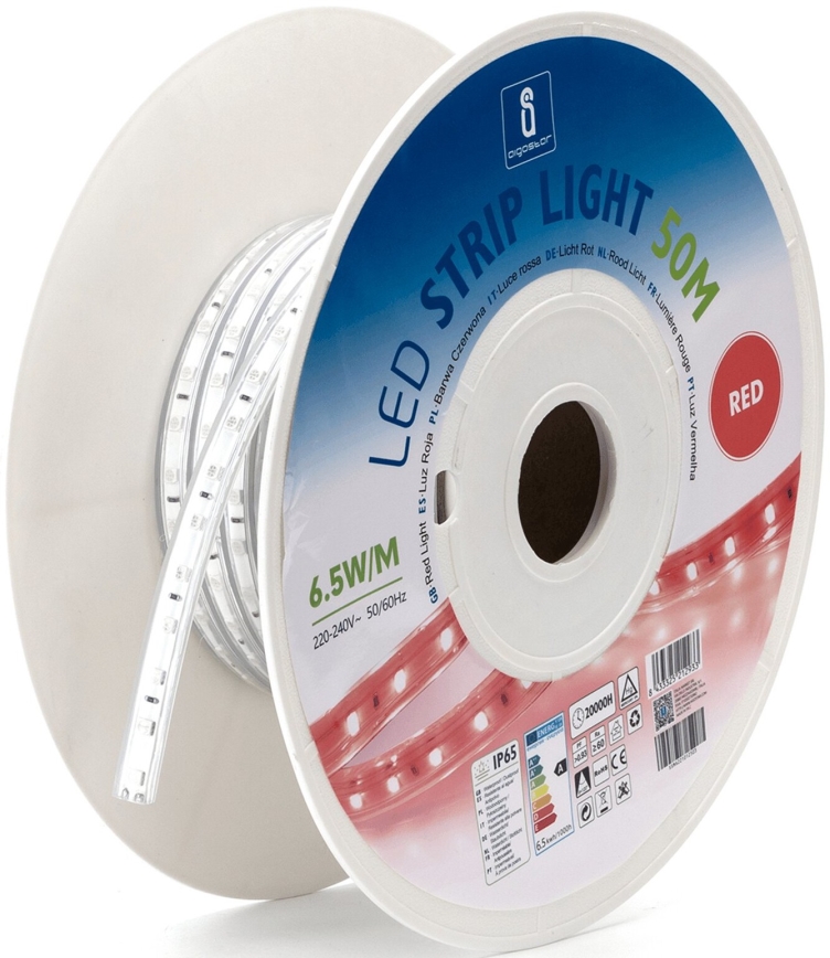 Aigostar - Ταινία LED LED/325W/230V 50m κόκκινο IP65