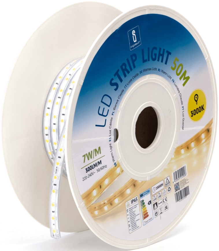 Aigostar - Ταινία LED LED/350W/230V 50m 3000K IP65