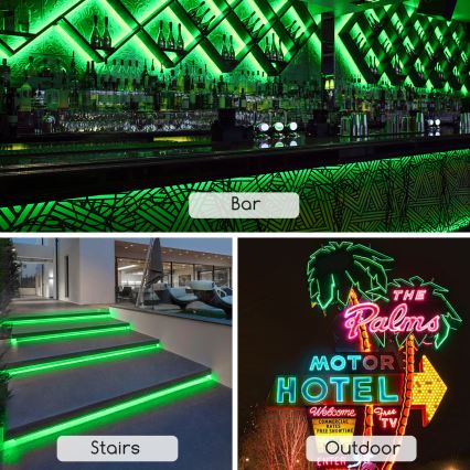 Aigostar - Ταινία LED LED/350W/230V 50m πράσινο IP65